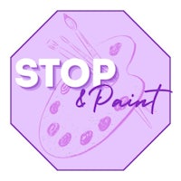 stop and paint logo